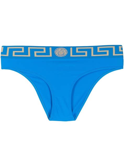 Versace Greca Border Bikini Bottoms 